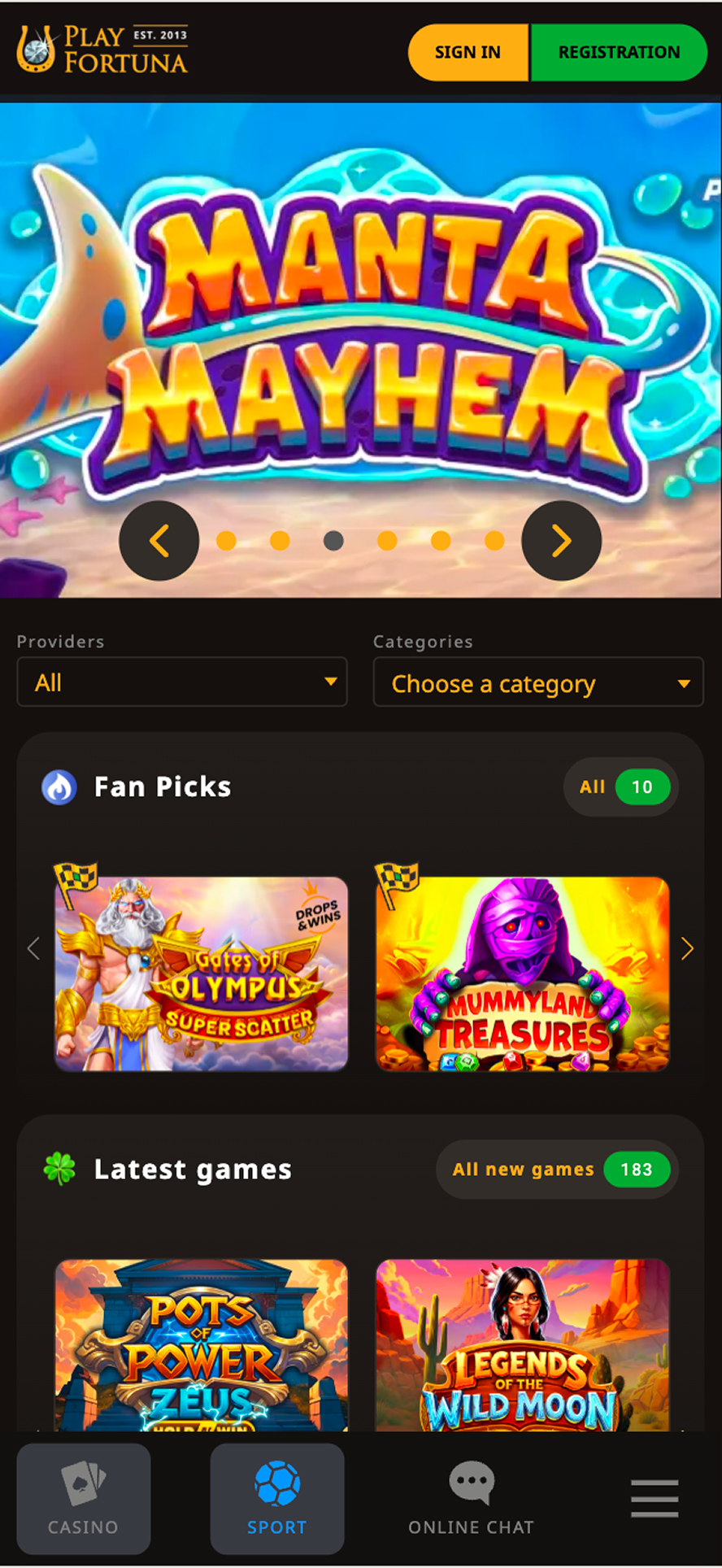 Play Fortuna Casino